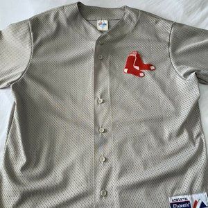 Majestic Boston Red Sox Reversible Jersey Vtg 90s